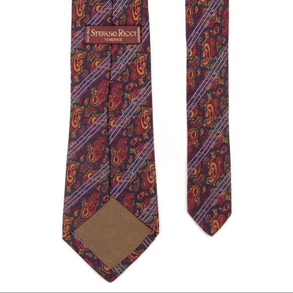 STEFFANO RICCI Silk Tie 🇮🇹 Made In Italy - Picture 4 of 4